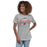 Woman wearing The Woodlands High School Highlanders Athletic Grey Women's T-shirt 212