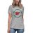 The Woodlands High School Highlanders Athletic Grey Women's T-shirt 213