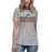 The Woodlands High School Highlanders Athletic Grey Women's T-shirt 017