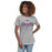 Woman wearing Tompkins High School Falcons Women's Grey T-shirt 211