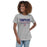 Woman wearing Tompkins High School Falcons Women's Grey T-shirt 003