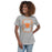 Woman wearing United High School Longhorns Women's Grey T-shirt 207