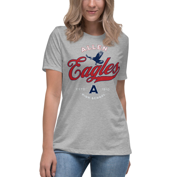 Allen High School Eagles Women's Grey T-shirt 205