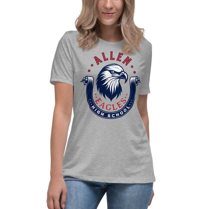 Allen High School Eagles Women's Grey T-shirt 216