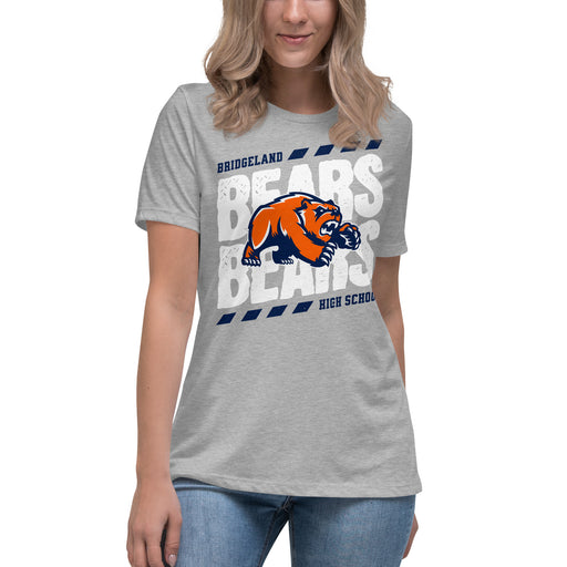 Bridgeland High School Bears Women's Grey T-shirt 223