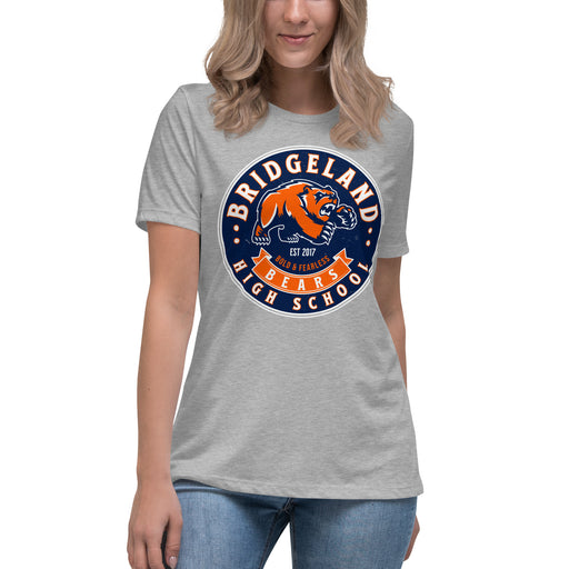 Bridgeland High School Bears Women's Grey T-shirt 215