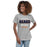 Woman wearing Bridgeland High School Bears Women's Grey T-shirt 034