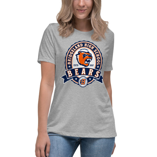 Bridgeland High School Bears Women's Grey T-shirt 212