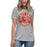 Caney Creek High School Panthers Women's Grey T-shirt 220