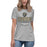 Conroe High School Tigers Women's Athletic Heather Grey T-shirt 217