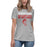 Cypress Lakes High School Spartans Heather Grey Women's T-shirt 017