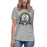 Cypress Ranch High School Mustangs Women's Heather Grey T-shirt 212