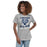 Woman wearing Cypress Ridge High School Rams Women's Heather Grey T-shirt 205