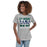 Woman wearing Cypress Ridge High School Rams Women's Heather Grey T-shirt 231