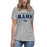 Cypress Ridge High School Rams Women's Heather Grey T-shirt 017