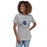 Woman wearing Cypress Ridge High School Rams Women's Heather Grey T-shirt 201