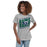 Woman wearing Cypress Ridge High School Rams Women's Heather Grey T-shirt 223