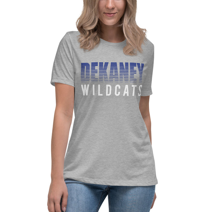 Dekaney High School Wildcats Heather Grey Women's T-shirt 024