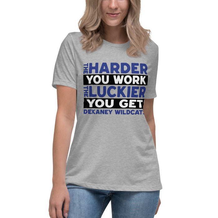 Dekaney High School Wildcats Heather Grey Women's T-shirt 238