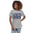 Woman wearing Dekaney High School Wildcats Heather Grey Women's T-shirt 238