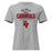 Del Valle High School Cardinals Women's Heather Grey T-shirt 040