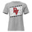 Del Valle High School Cardinals Women's Heather Grey T-shirt 223