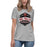 Student wearing Del Valle High School Cardinals Women's Heather Grey T-shirt 209