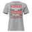 Del Valle High School Cardinals Women's Heather Grey T-shirt 237