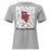 Del Valle High School Cardinals Women's Heather Grey T-shirt 236