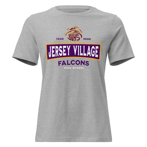 Jersey Village High School Falcons Women's Relaxed Fit T-shirt 202