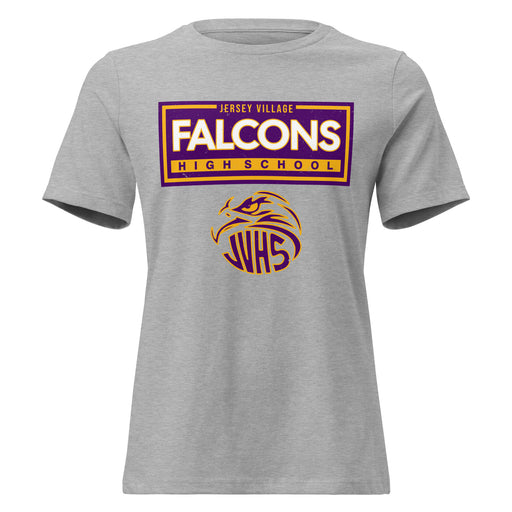 Jersey Village High School Falcons Women's Relaxed Fit T-shirt 049