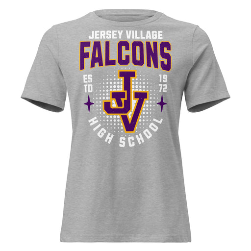 Jersey Village High School Falcons Women's Relaxed Fit T-shirt 204
