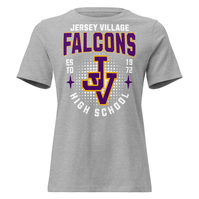 Jersey Village High School Falcons Women's Relaxed Fit T-shirt 204