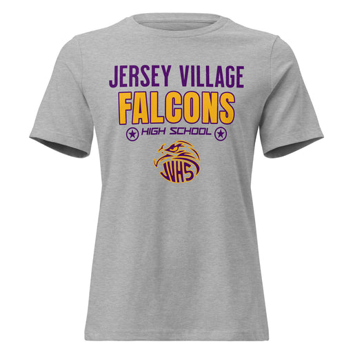 Jersey Village High School Falcons Women's Relaxed Fit T-shirt 003