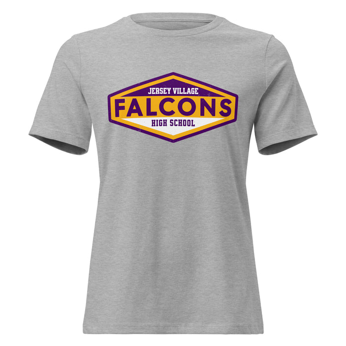Jersey Village High School Falcons Women's Relaxed Fit T-shirt 009