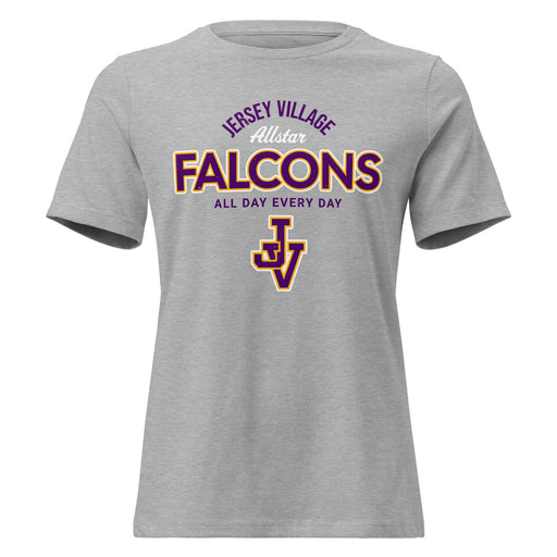 Jersey Village High School Falcons Women's Relaxed Fit T-shirt 040