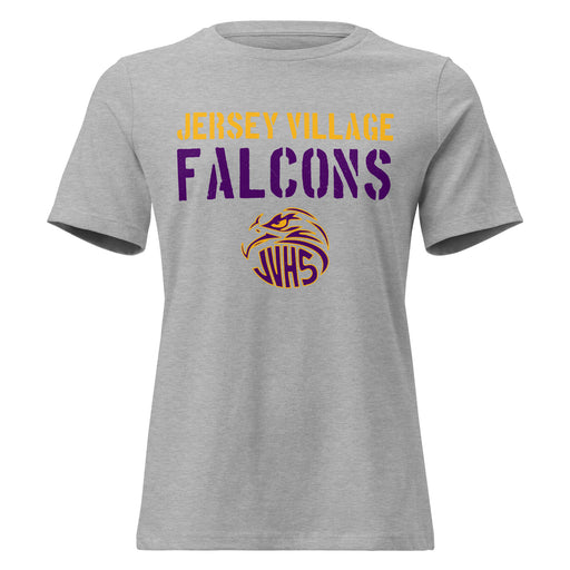 Jersey Village High School Falcons Women's Relaxed Fit T-shirt 017