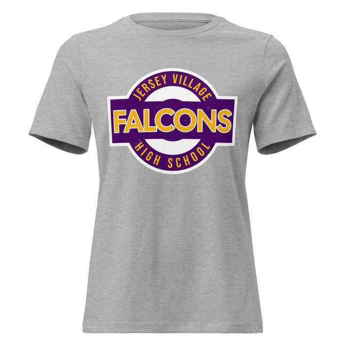 Jersey Village High School Falcons Women's Relaxed Fit T-shirt 011