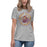 Woman wearing Jersey Village High School Falcons Women's Relaxed Fit T-shirt 214