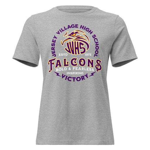 Jersey Village High School Falcons Women's Relaxed Fit T-shirt 206