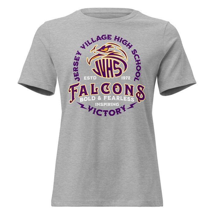 Jersey Village High School Falcons Women's Relaxed Fit T-shirt 206