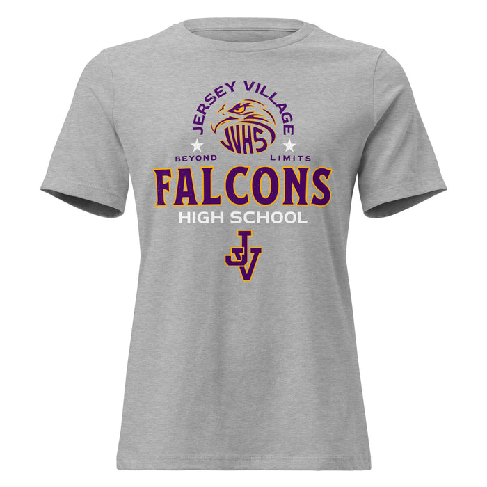 Jersey Village High School Falcons Women's Relaxed Fit T-shirt 222
