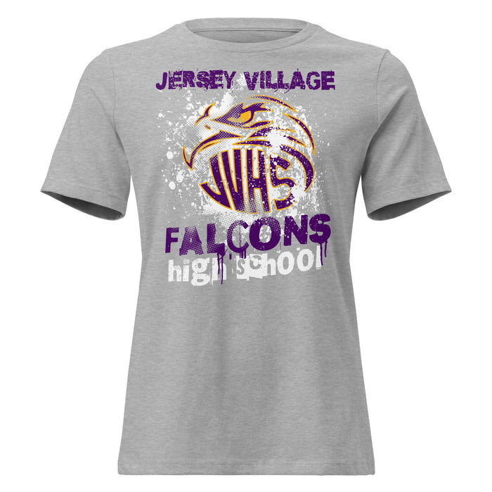 Jersey Village High School Falcons Women's Relaxed Fit T-shirt 205