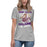 Woman earing Jersey Village High School Falcons Women's Relaxed Fit T-shirt 205