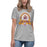 Woman wearing Jersey Village High School Falcons Women's Relaxed Fit T-shirt 212