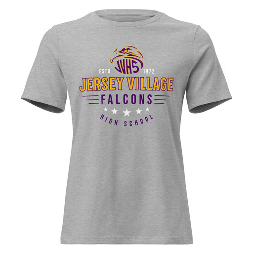 Jersey Village High School Falcons Women's Relaxed Fit T-shirt 217
