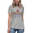 Woman wearing Jersey Village High School Falcons Women's Relaxed Fit T-shirt 217