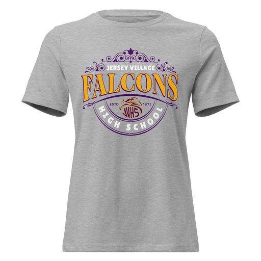 Jersey Village High School Falcons Women's Relaxed Fit T-shirt 211