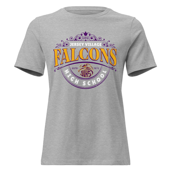 Jersey Village High School Falcons Women's Relaxed Fit T-shirt 211