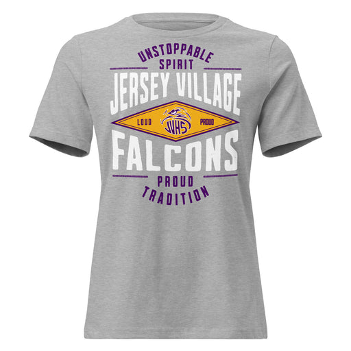 Jersey Village High School Falcons Women's Relaxed Fit T-shirt 210